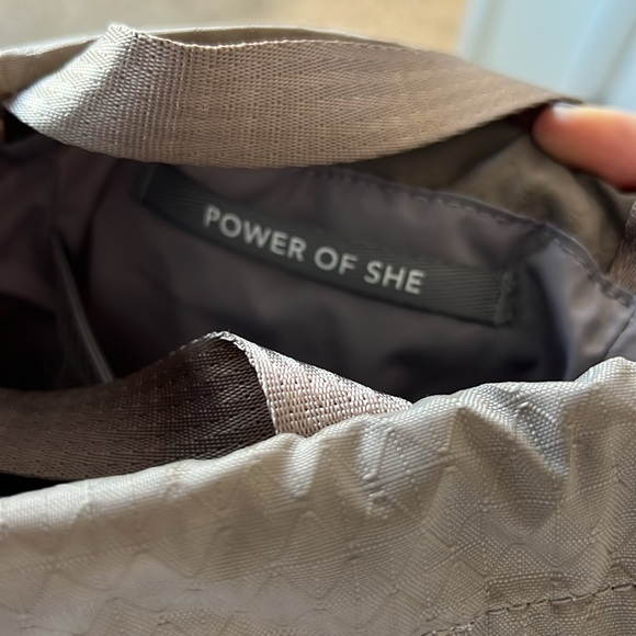 Athleta Excursion Crossbody Water Bottle Sling / Bucket Bag, Deep Taupe (Pyrite) - Picture 5 of 5